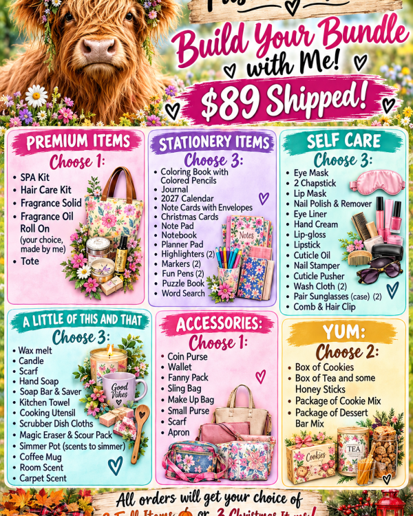 BUILD YOUR BOX WITH ME!!  $89 SHIPPED